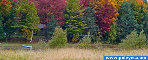 Autumn by the Lake.